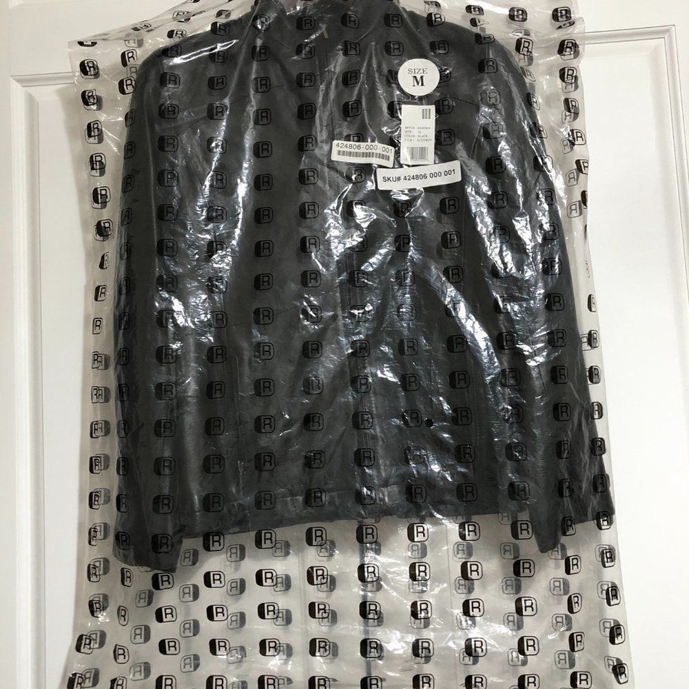 Kenneth Cole Reaction - Black Leather Jacket‎ - Picture 4 of 12